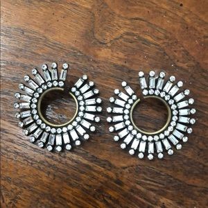 Auden Crystal Disk Earrings